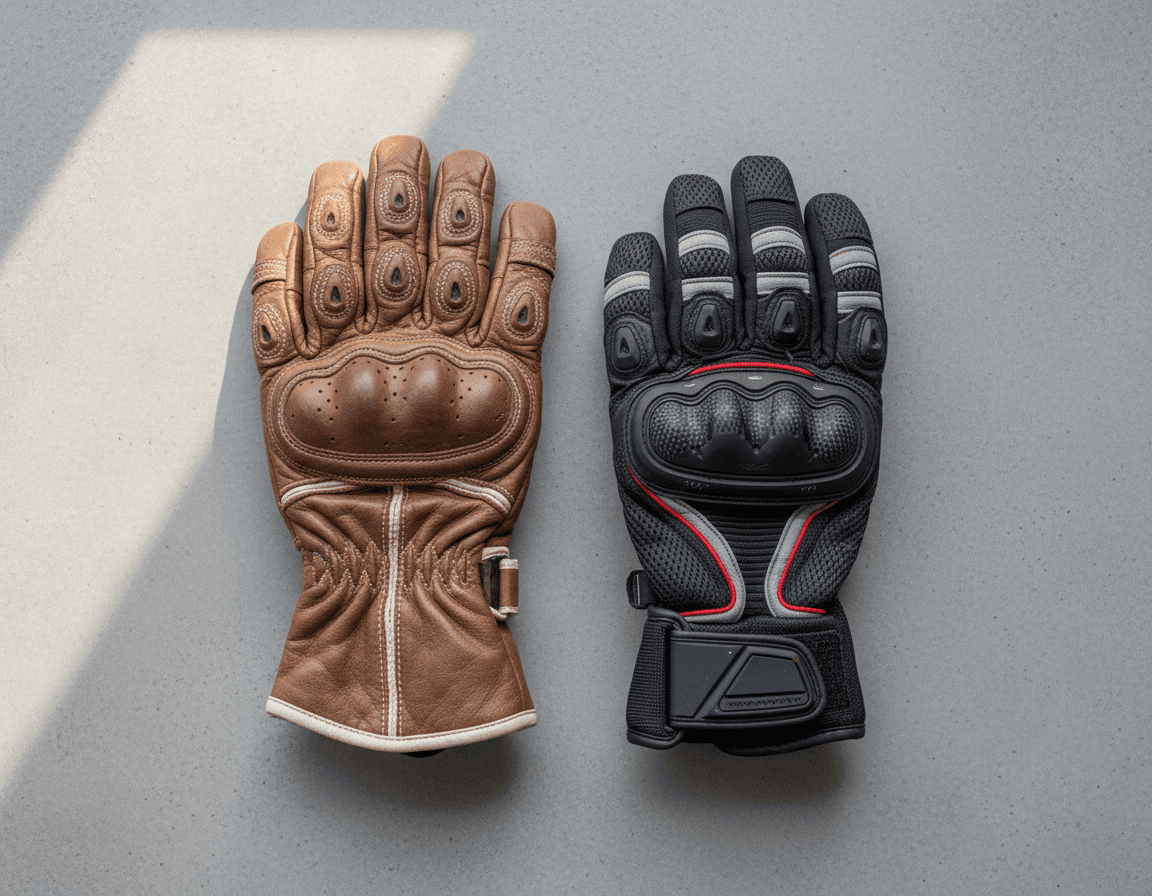 Motorbike Gloves Review: Leather vs Textile for Delivery Riders