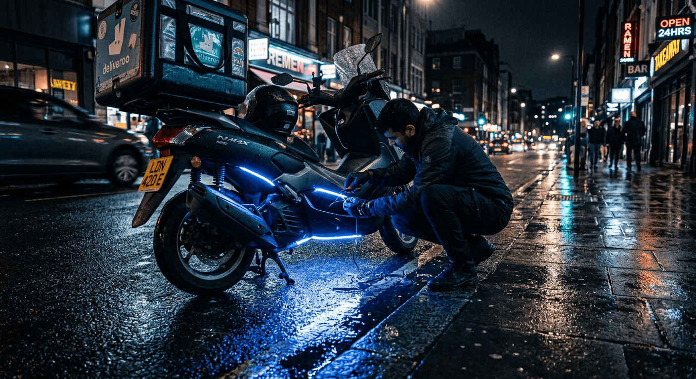 How To Install Motorcycle Strip Lights (LED Strip Lights For Motorcycle & Underglow) : A Delivery Rider’s Step‑By‑Step Guide