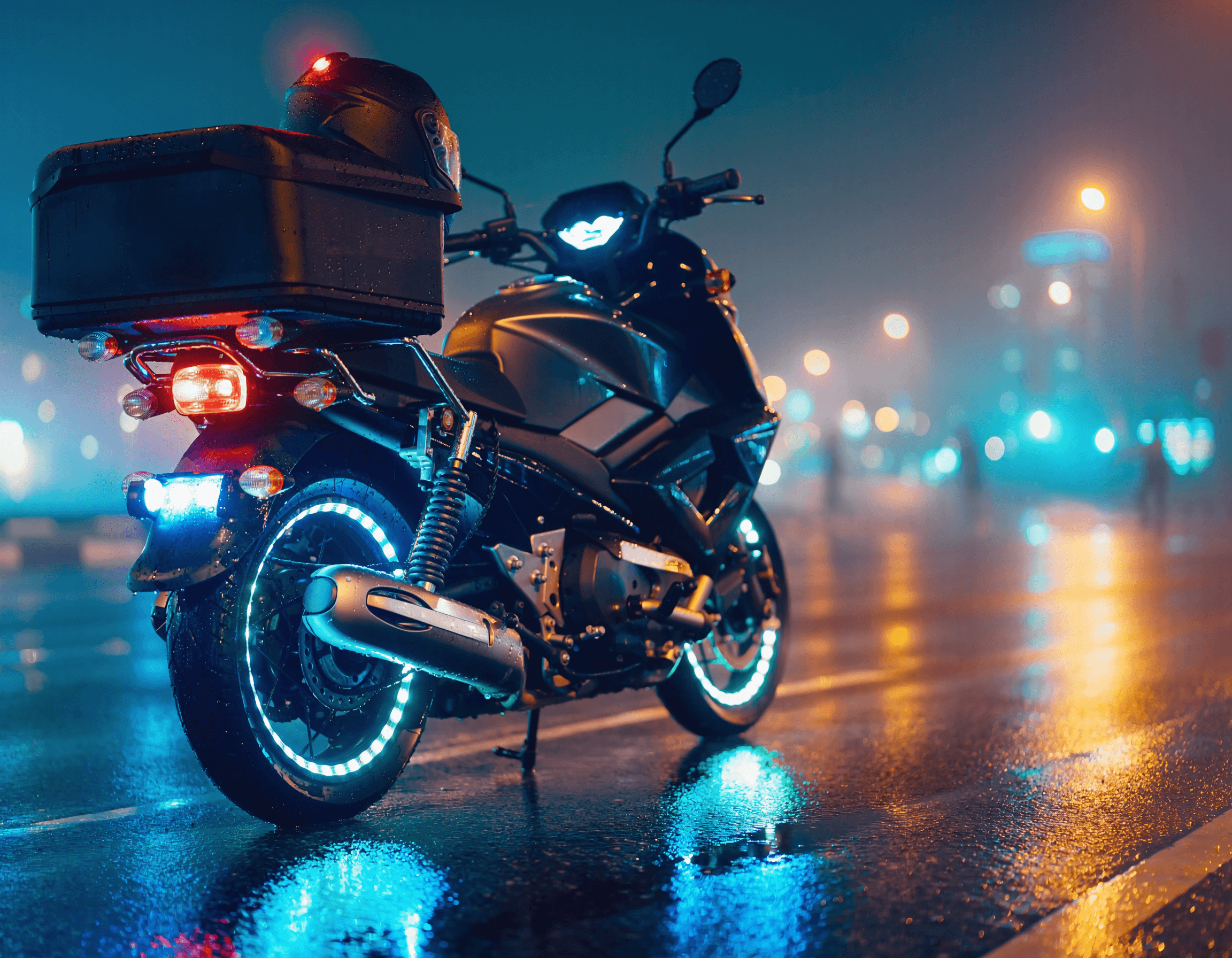 Best Motorcycle Lights for Delivery Riders — Motorcycle Lighting for Night Delivery Guide