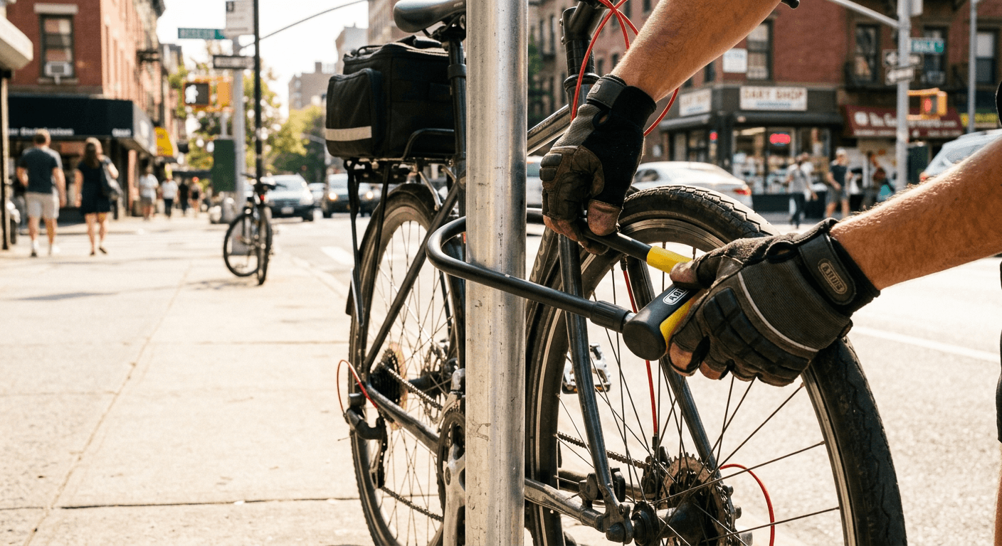 How To Lock Bike With U Lock: Fast, Secure Technique For Delivery Riders